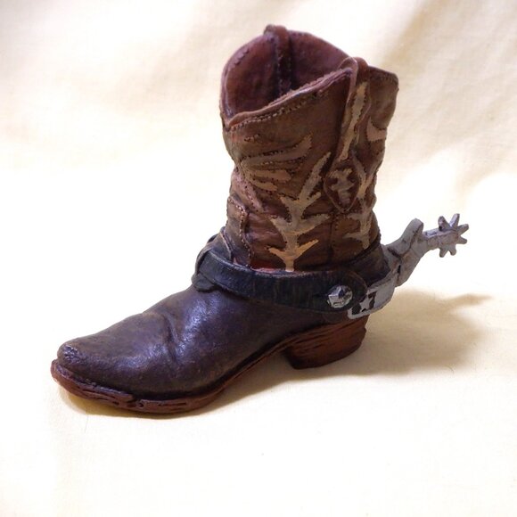 Ceramic Decor *** COWBOY BOOT ***  Like the Real Deal! - Picture 2 of 2